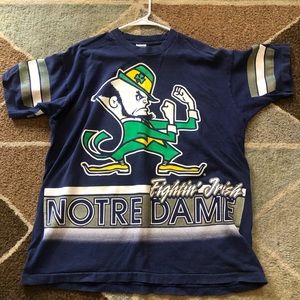 Vintage Norte Dame Men’s Shirt, 1990 Salem Brand